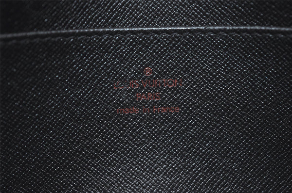 Authentic Louis Vuitton Epi Pochette Homme Clutch Hand Bag Black M52522 LV 6668I