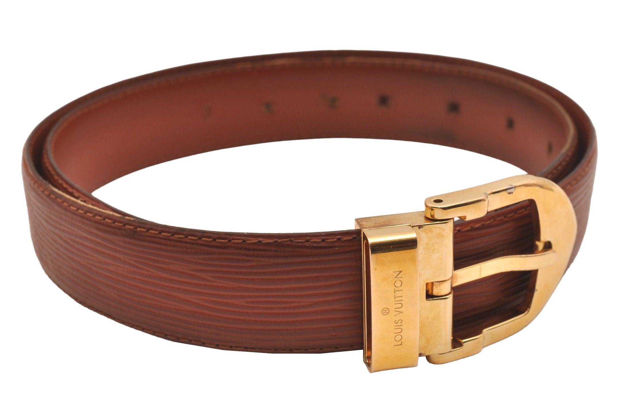 Authentic Louis Vuitton Epi Ceinture Belt 83-93cm 32.7-36.6