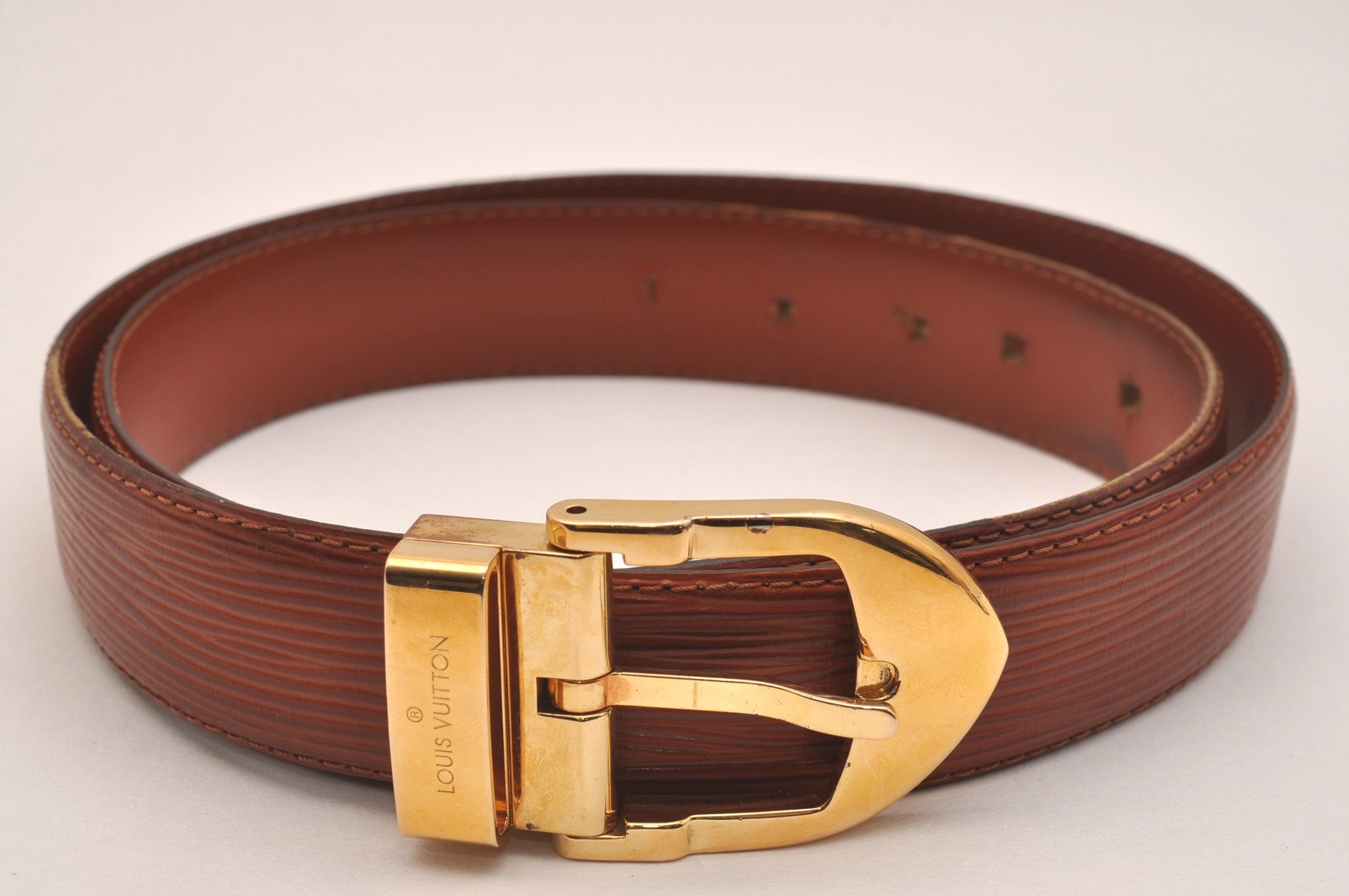 Authentic Louis Vuitton Epi Ceinture Belt 83-93cm 32.7-36.6