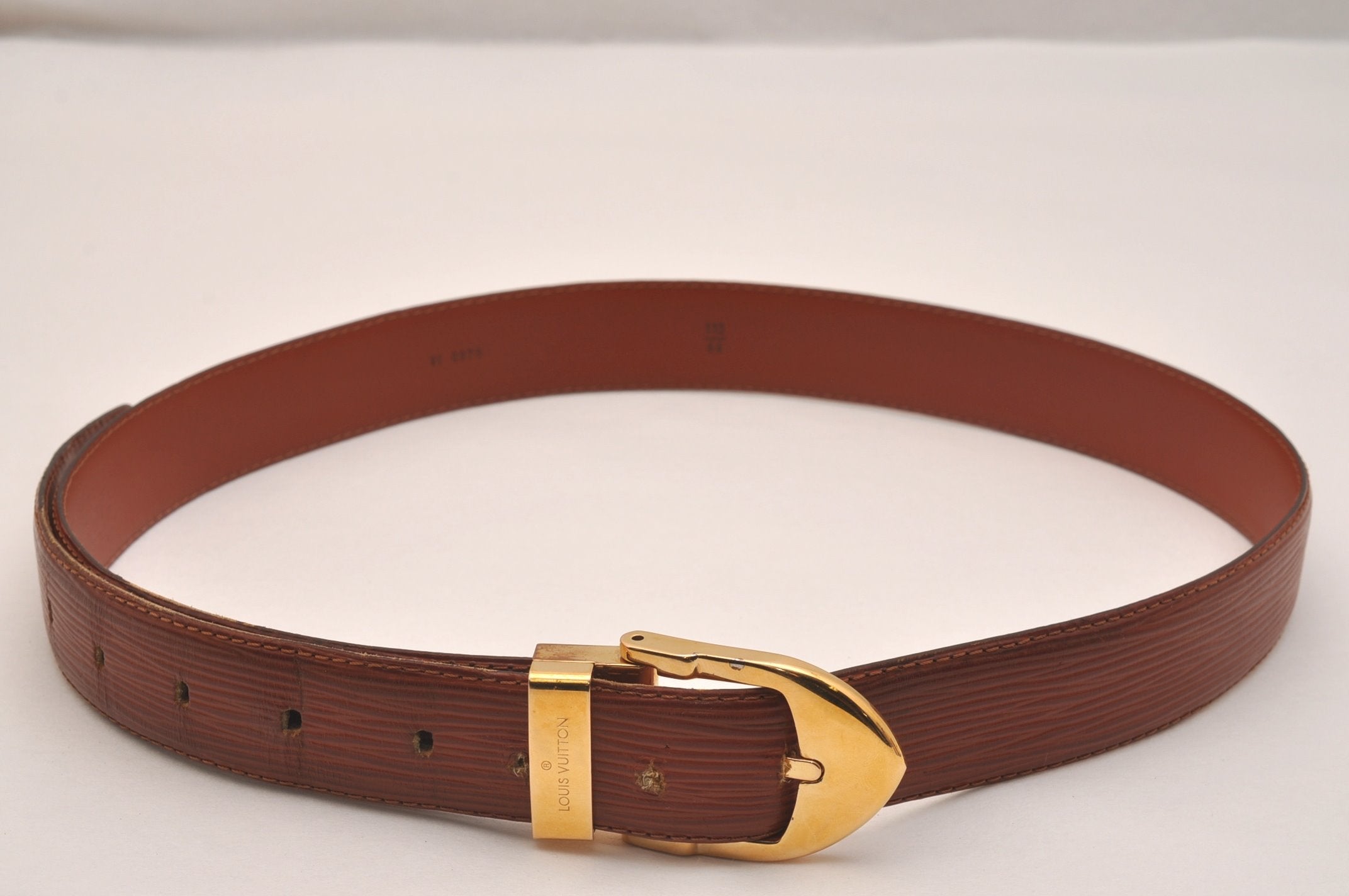 Authentic Louis Vuitton Epi Ceinture Belt 83-93cm 32.7-36.6