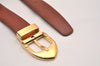 Authentic Louis Vuitton Epi Ceinture Belt 83-93cm 32.7-36.6" R15003 Brown 6668J