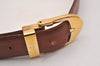 Authentic Louis Vuitton Epi Ceinture Belt 83-93cm 32.7-36.6" R15003 Brown 6668J