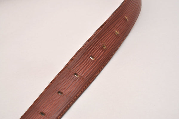 Authentic Louis Vuitton Epi Ceinture Belt 83-93cm 32.7-36.6" R15003 Brown 6668J