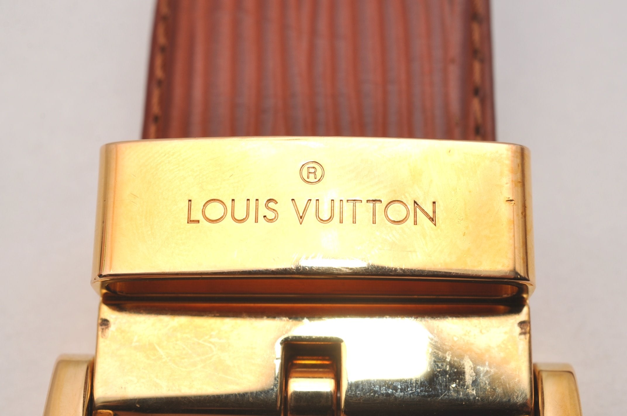 Authentic Louis Vuitton Epi Ceinture Belt 83-93cm 32.7-36.6