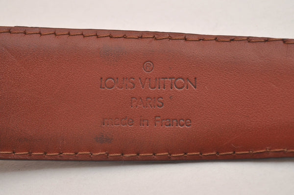 Authentic Louis Vuitton Epi Ceinture Belt 83-93cm 32.7-36.6" R15003 Brown 6668J