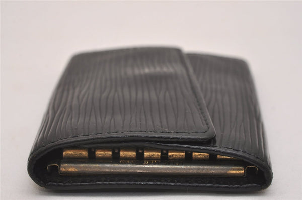 Authentic Louis Vuitton Epi Multicles 6 Key Case Black M63812 LV 6670J