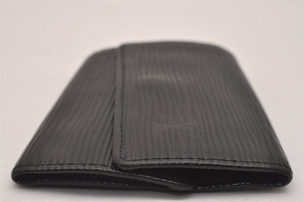 Authentic Louis Vuitton Epi Multicles 6 Key Case Black M63812 LV 6670J