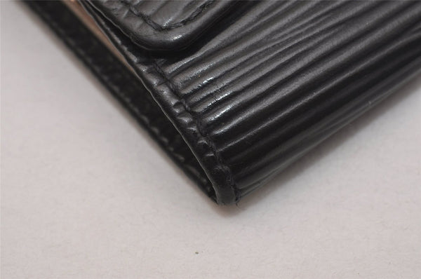 Authentic Louis Vuitton Epi Multicles 6 Key Case Black M63812 LV 6670J