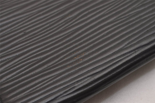 Authentic Louis Vuitton Epi Multicles 6 Key Case Black M63812 LV 6670J