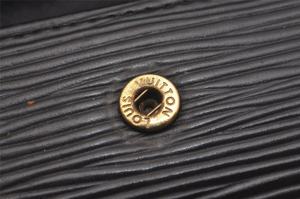 Authentic Louis Vuitton Epi Multicles 6 Key Case Black M63812 LV 6670J