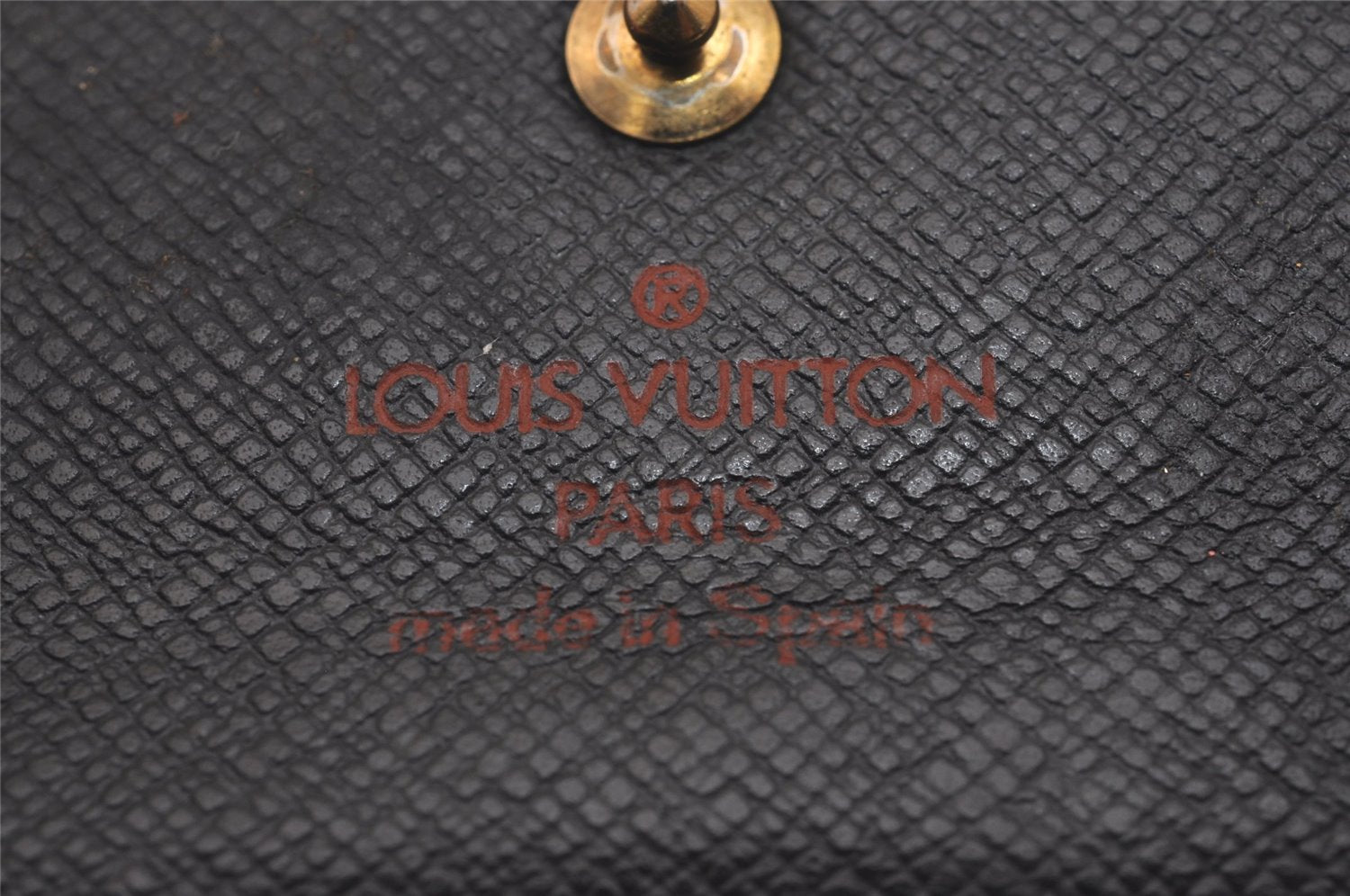 Authentic Louis Vuitton Epi Multicles 6 Key Case Black M63812 LV 6670J