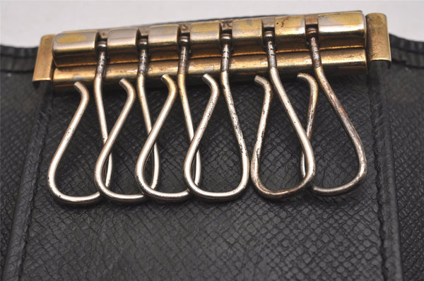 Authentic Louis Vuitton Epi Multicles 6 Key Case Black M63812 LV 6670J