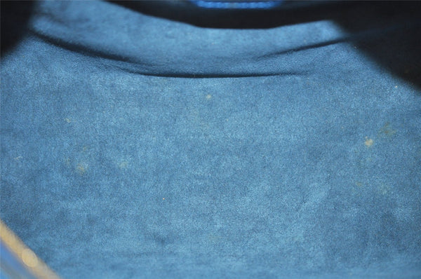 Authentic Louis Vuitton Epi Soufflot Hand Bag Blue M52225 LV 6671I