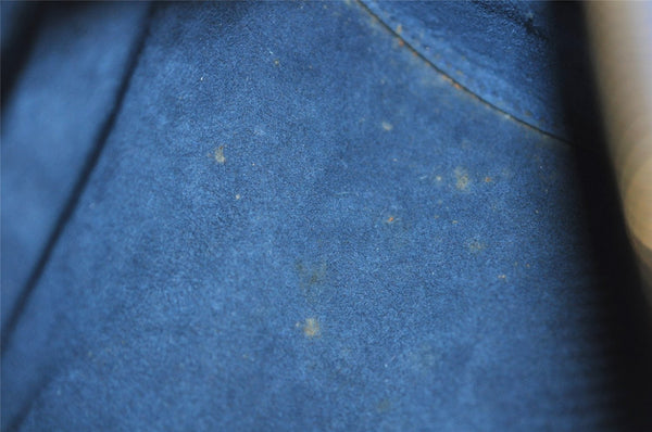 Authentic Louis Vuitton Epi Soufflot Hand Bag Blue M52225 LV 6671I