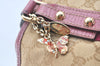Authentic GUCCI Sherry Line Tote Bag GG Canvas Leather 137396 Beige 6671J