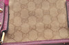 Authentic GUCCI Sherry Line Tote Bag GG Canvas Leather 137396 Beige 6671J