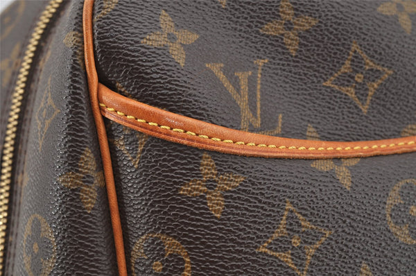 Authentic Louis Vuitton Monogram Deauville Hand Bag M47270 LV 6672I
