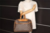 Authentic Louis Vuitton Monogram Deauville Hand Bag M47270 LV 6672I