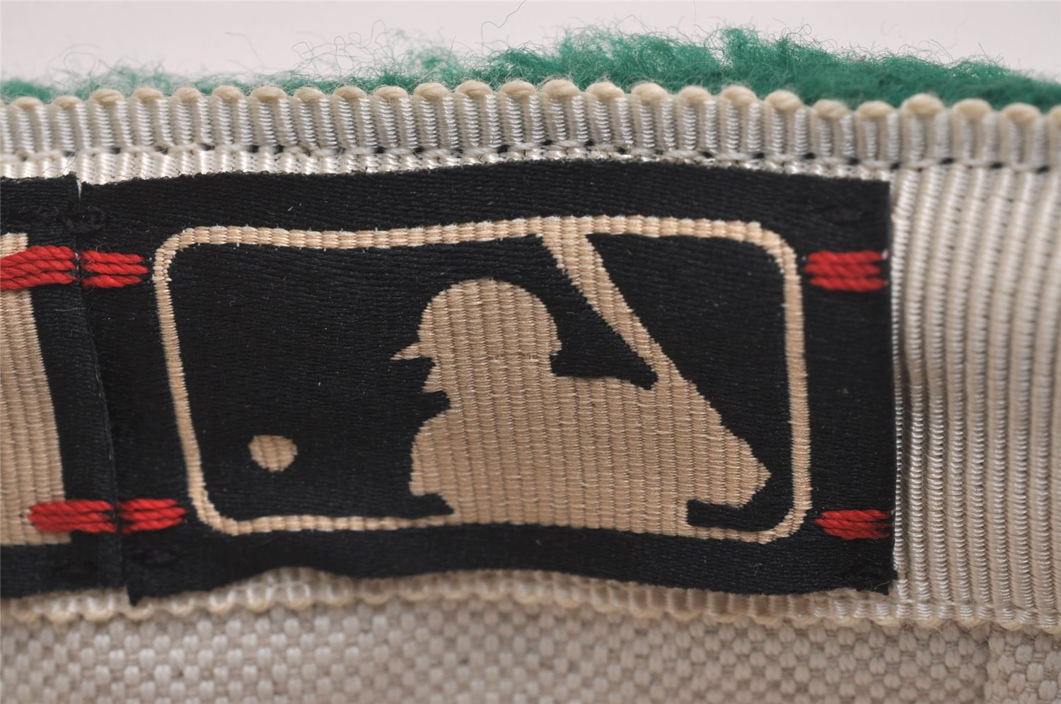Authentic GUCCI Vintage New York Yankees Cap Hat Wool Leather Size M Green 6673J