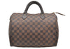 Authentic Louis Vuitton Damier Speedy 30 Hand Boston Bag Purse N41364 LV 6673K