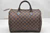 Authentic Louis Vuitton Damier Speedy 30 Hand Boston Bag Purse N41364 LV 6673K