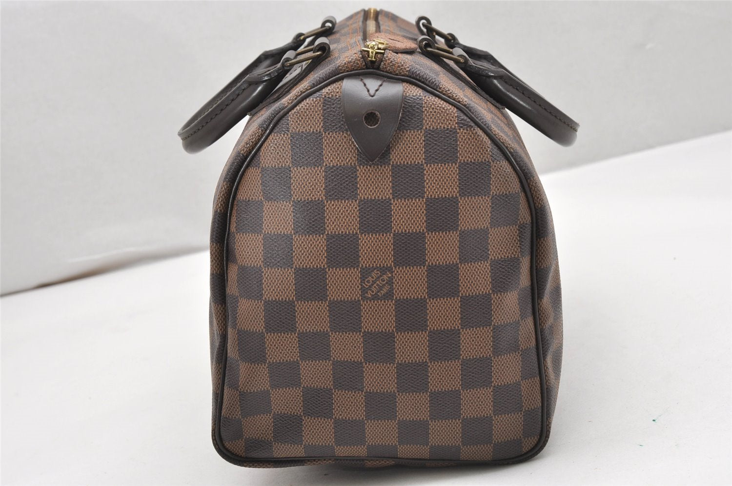 Authentic Louis Vuitton Damier Speedy 30 Hand Boston Bag Purse N41364 LV 6673K