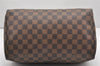 Authentic Louis Vuitton Damier Speedy 30 Hand Boston Bag Purse N41364 LV 6673K