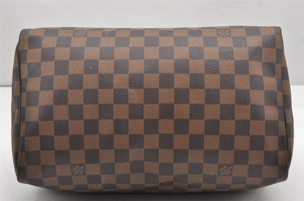 Authentic Louis Vuitton Damier Speedy 30 Hand Boston Bag Purse N41364 LV 6673K