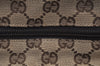 Authentic GUCCI Web Sherry Line Tote Bag GG Canvas Leather 131228 Brown 6674J
