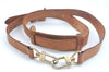 Authentic Louis Vuitton Leather Shoulder Strap Beige 40.2-46.9" LV 6675I