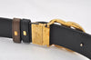 Authentic GUCCI GG Marmont Belt Leather Size 85cm 33.5" Brown 474350 Box 6675K