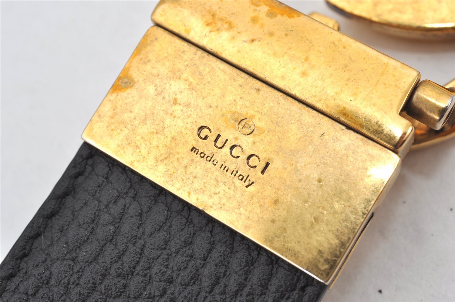 Authentic GUCCI GG Marmont Belt Leather Size 85cm 33.5