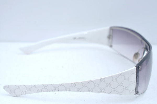 Authentic GUCCI Vintage Sunglasses GG 1839/F/S Plastic Silver Clear 6676J