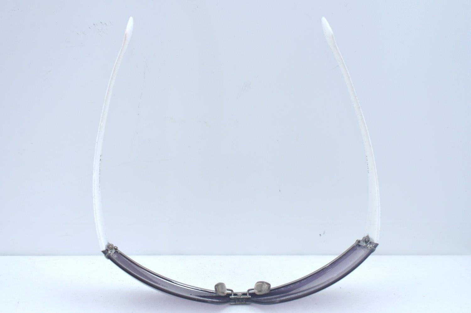 Authentic GUCCI Vintage Sunglasses GG 1839/F/S Plastic Silver Clear 6676J