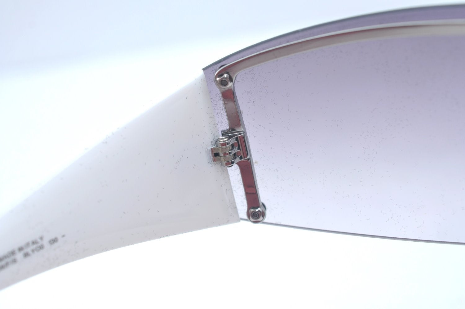 Authentic GUCCI Vintage Sunglasses GG 1839/F/S Plastic Silver Clear 6676J