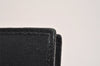 Authentic GUCCI Agenda Notebook Cover Purse GG Canvas Leather 115240 Black 6677J