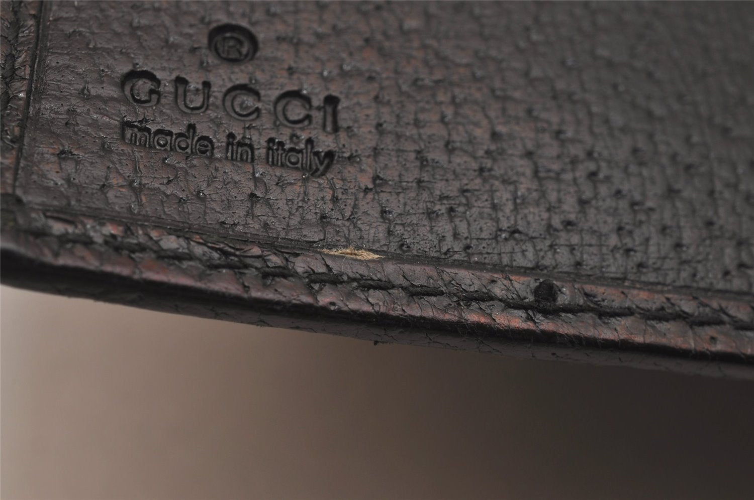 Authentic GUCCI Agenda Notebook Cover Purse GG Canvas Leather 115240 Black 6677J