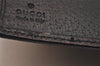 Authentic GUCCI Agenda Notebook Cover Purse GG Canvas Leather 115240 Black 6677J