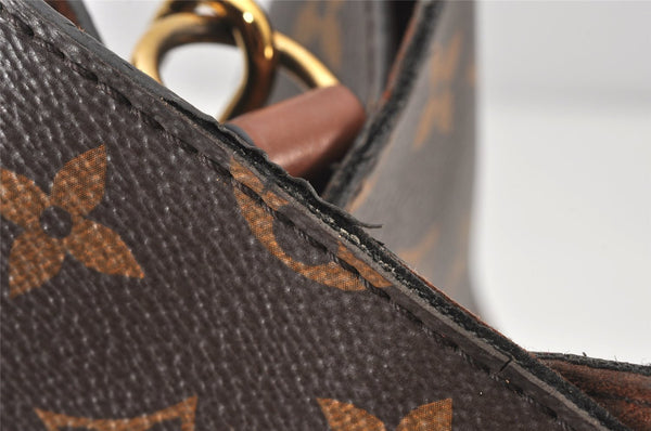 Authentic Louis Vuitton Monogram Neo Noe Drawstring Bag Brown M44887 LV 6677K