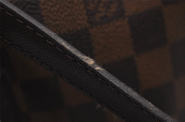 Authentic Louis Vuitton Damier Marais Bucket Shoulder Tote Bag N42240 LV 6678I