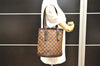 Authentic Louis Vuitton Damier Marais Bucket Shoulder Tote Bag N42240 LV 6678I