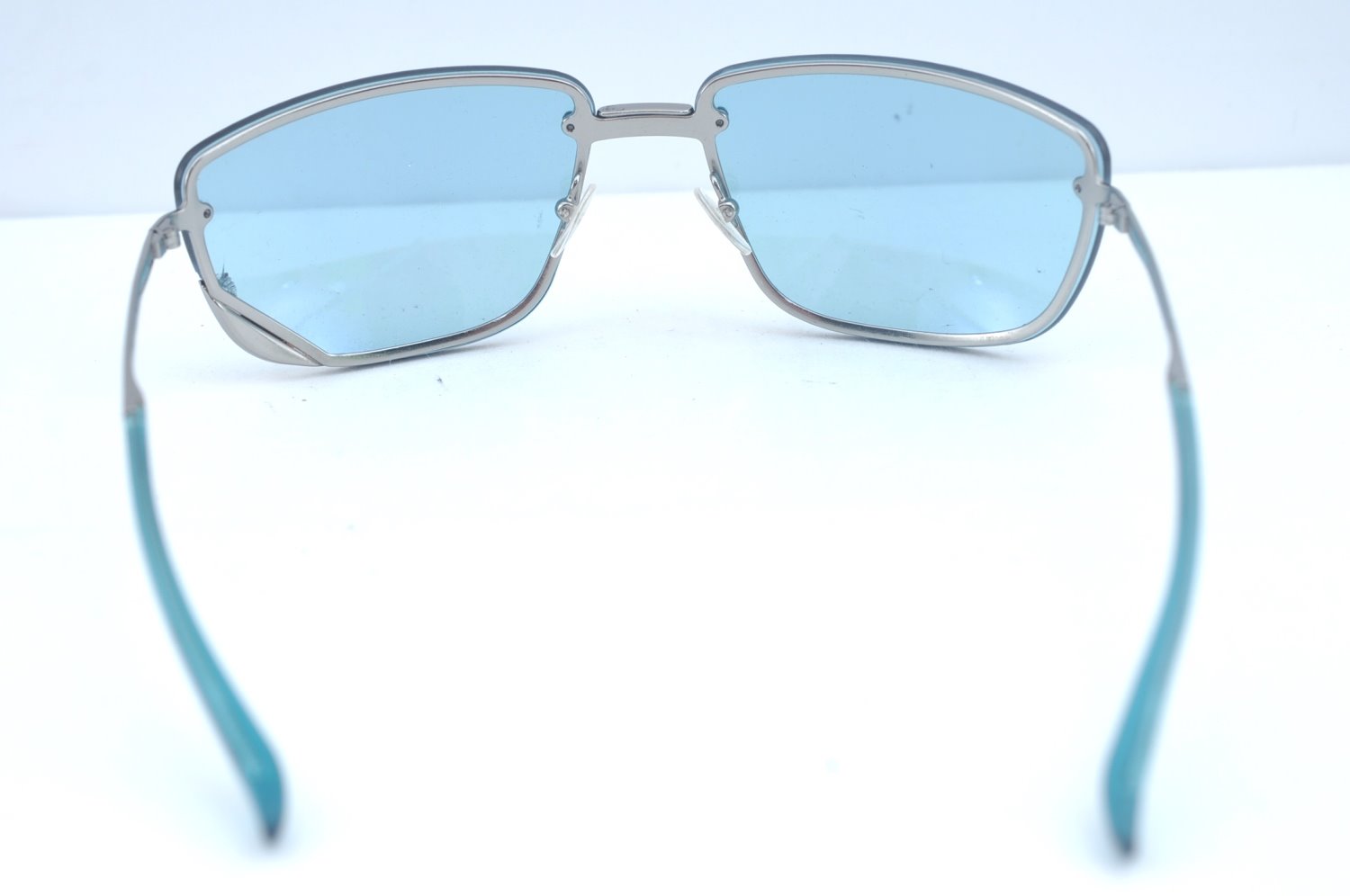 Authentic GUCCI Vintage Sunglasses GG 1692/S Titanium Plastic Blue Silver 6678J
