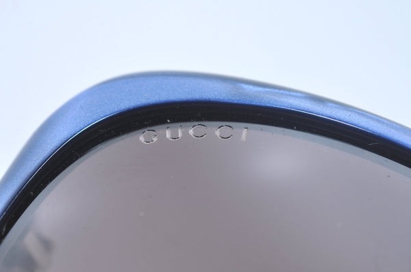 Authentic GUCCI Vintage Sunglasses GG 0080SK Plastic Blue 6679J