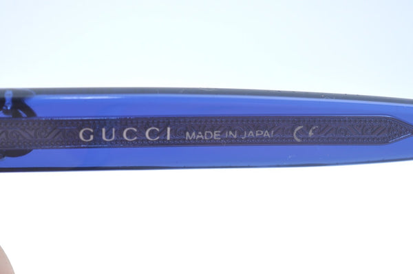 Authentic GUCCI Vintage Sunglasses GG 0080SK Plastic Blue 6679J