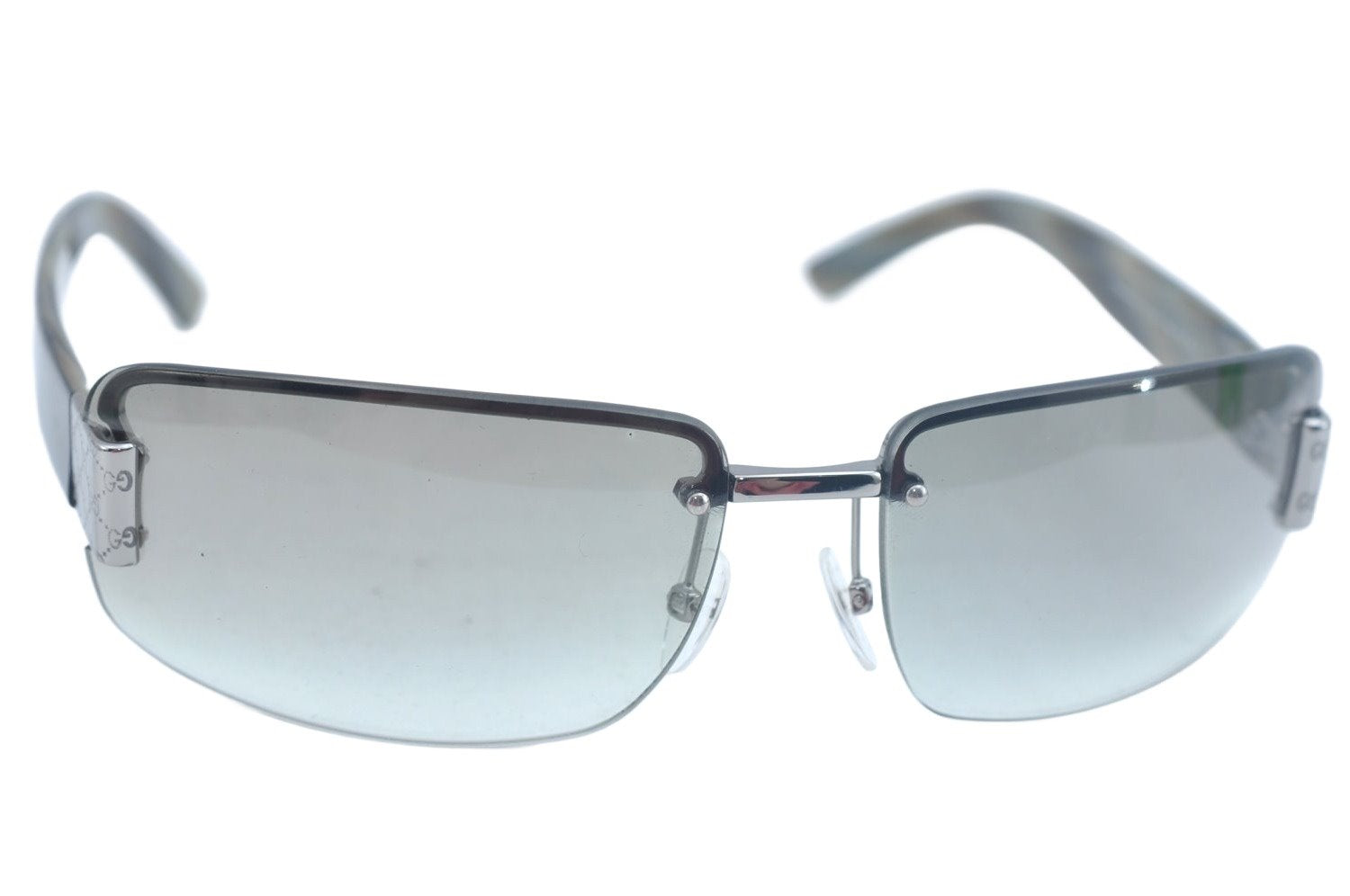 Authentic GUCCI Vintage Sunglasses GG 1797/S Plastic Gray Clear 6680J