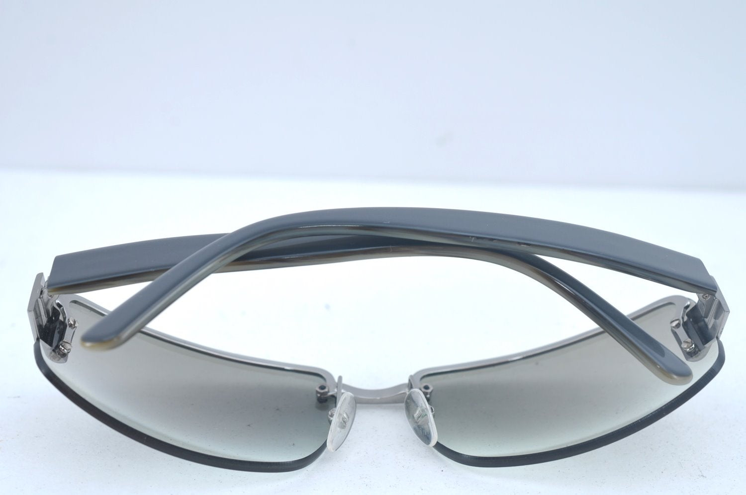 Authentic GUCCI Vintage Sunglasses GG 1797/S Plastic Gray Clear 6680J