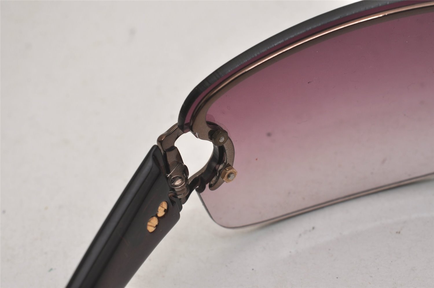 Authentic GUCCI Horsebit Vintage Sunglasses GG 2744/F/S Plastic Brown 6681J