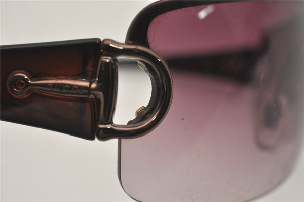 Authentic GUCCI Horsebit Vintage Sunglasses GG 2744/F/S Plastic Brown 6681J