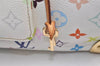 Auth Louis Vuitton Monogram Multicolor Speedy 30 Hand Bag White M92643 LV 6681K