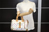 Auth Louis Vuitton Monogram Multicolor Speedy 30 Hand Bag White M92643 LV 6681K